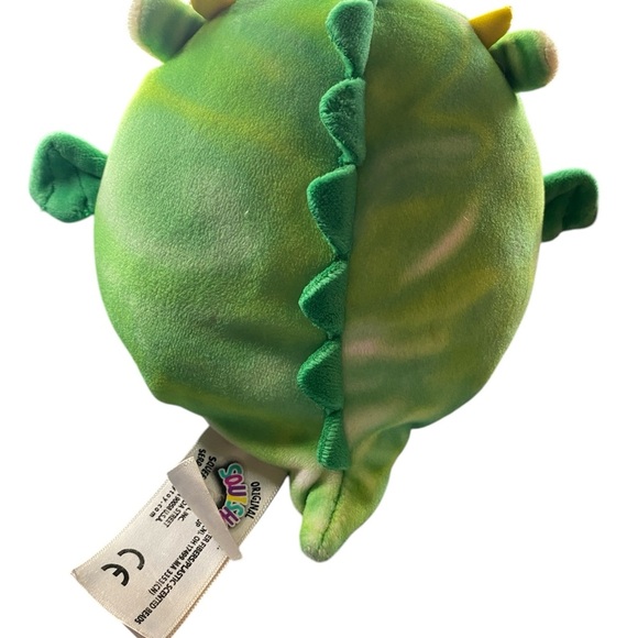 Squishmallows Green and Yellow Plush Stuffed Animal with Friendly Face - Picture 2 of 6